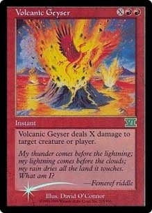 【Foil】(Promo-FNM)Volcanic Geyser/溶岩噴火【英語】
